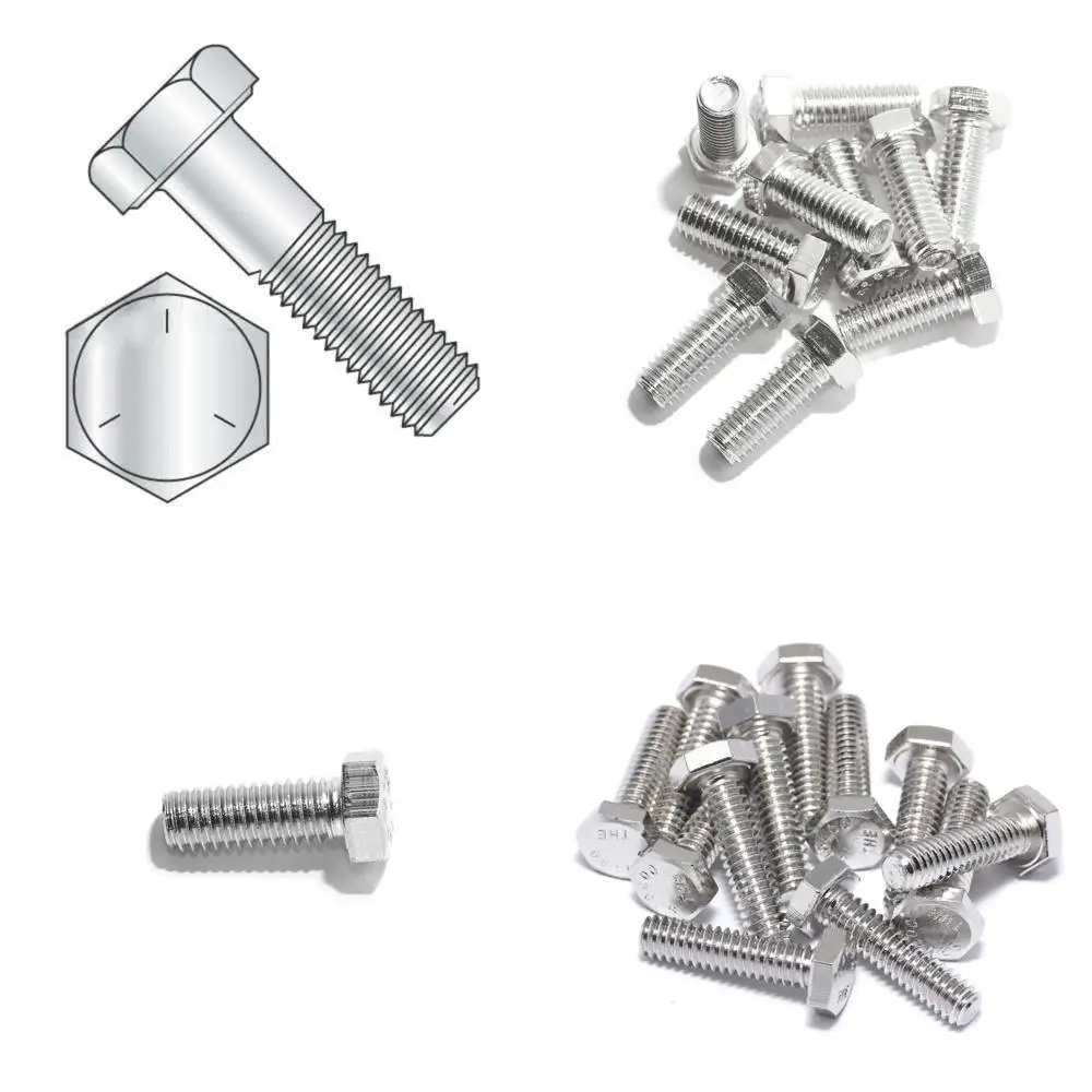 

Zinc-Plated Grade 5 Hex Bolts, Partially Threaded, 3/8-16 x 6.5, 25 Pack, UNC Threads, Heavy Duty Fasteners