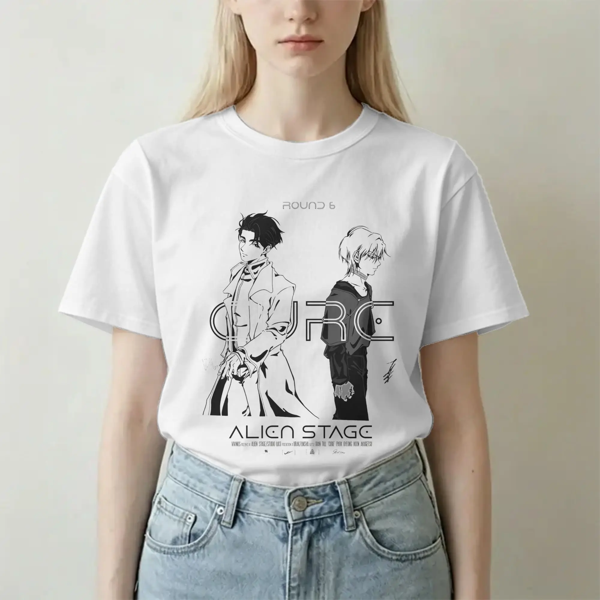Men Women T-Shirts Ivan & Till 'CURE' Round 6  Alien Stage Leisure Cotton Tee Shirt Short Sleeve  T Shirt O Neck Tops Adult