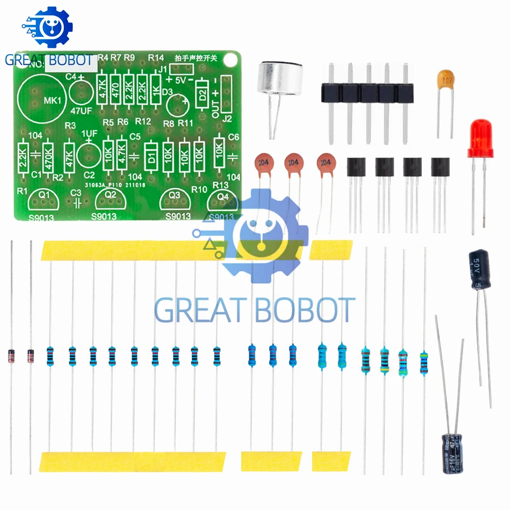 BS Electronic Acoustic Clap Control Switch DIY Kit! Integrated PCB Module with Sound Sensor