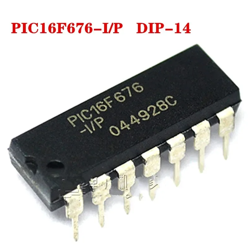 NEW!  1PCS PIC16F676-I/P 16F676 IC MCU FLASH 1K W/AD DIP-14