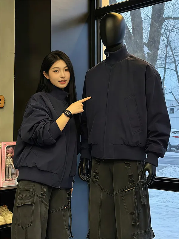 

Мужская куртка American Sle Flight Jaet для весны и осени, с коротким воротником, в бейсбольном стиле, Cleanfit, премиум-класса, рабочая одежда, пальто