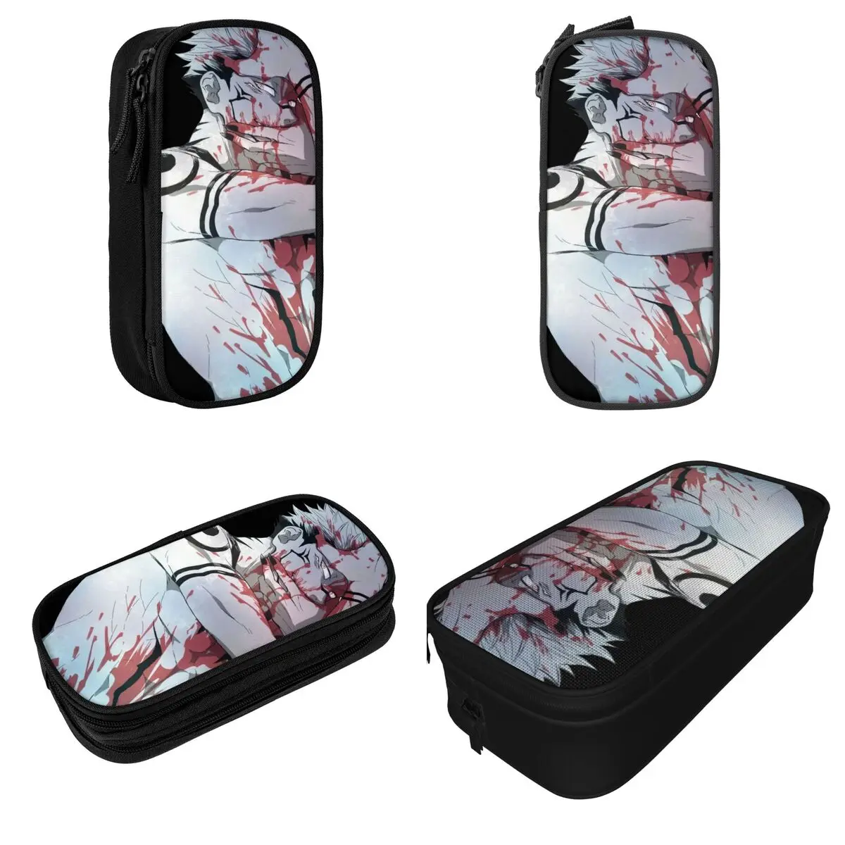 Fashion Jujutsu Kaisen Sukuna Ryomen Pencil Case Pencil Pouch Pen Holder for Girl Boy Big Bags Students School Gifts Stationery