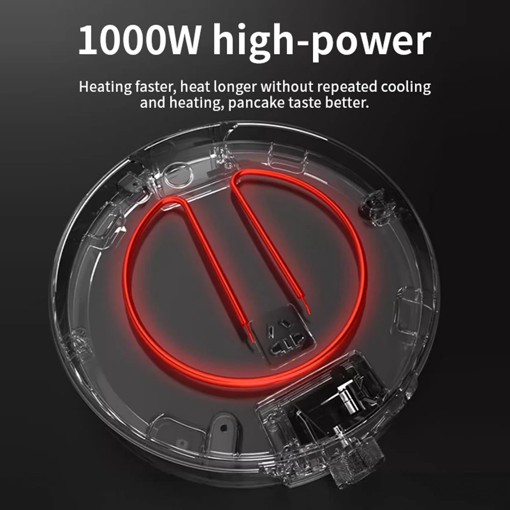 Home Bakery Pancake Hamburger Maker Egg Cake Maker Steak Nut Machine Non-stick Electric Crepe Pan