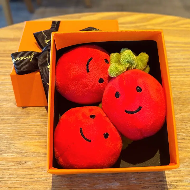 Cute Pendant Food Plush Pendant Doll Toy Creative Food Bag Pendant Doll Keychain Cute Plush Keychain