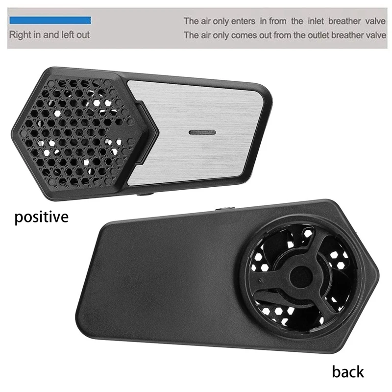 2X Personal Smart Electric Air Face Mask Fan For Air Supply, 650Mah Used For Cycling,Running, Weeding, Outdoor Sports