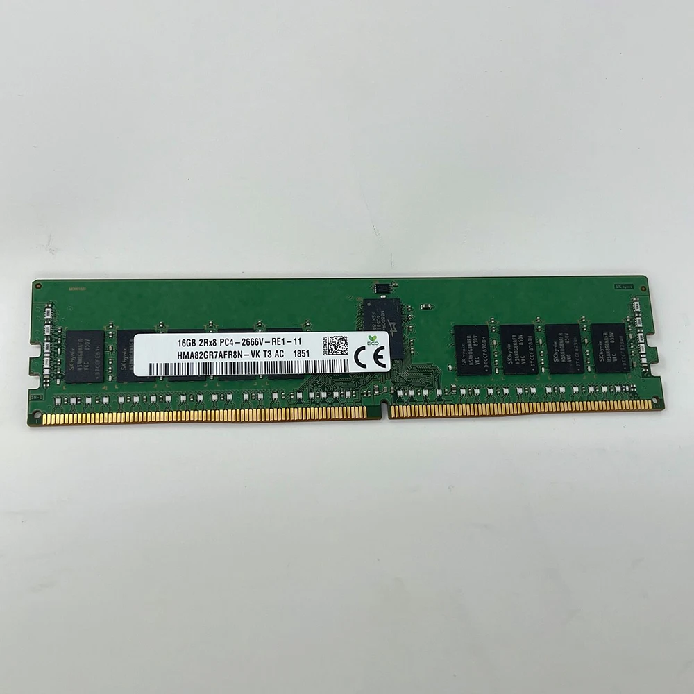 1 pièces pour SK Hynix RAM 16G 16GB 2jas8 2666 DDR4 PC4-2666V HMA82GR7AFR8N-VK