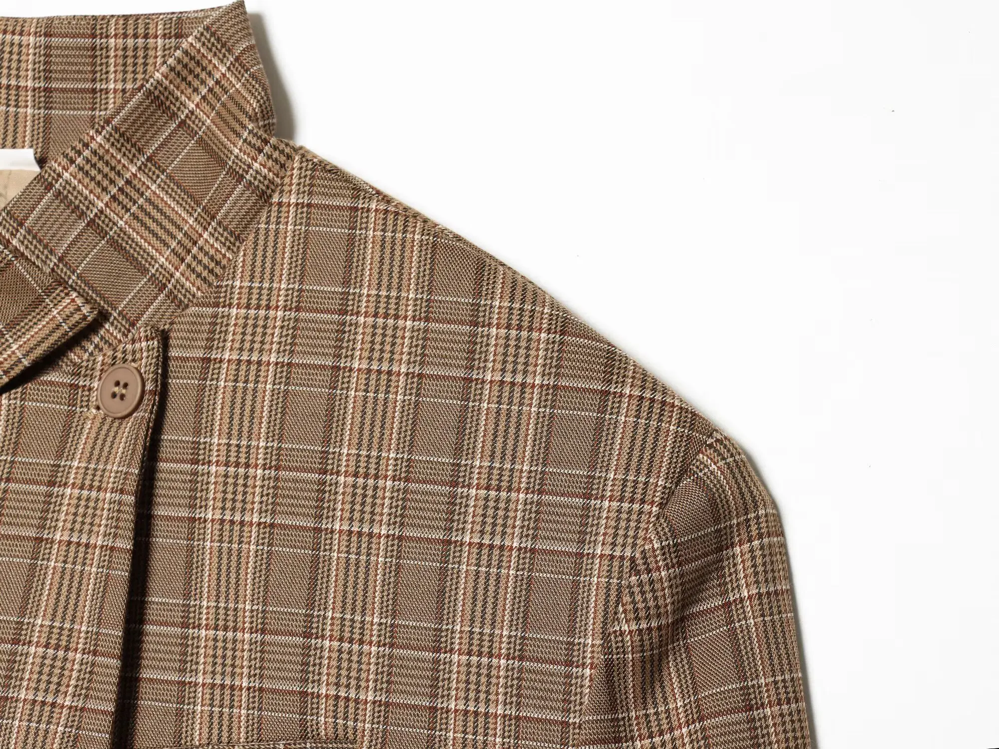 Damen Blazer mit unregelmäßigem Karomuster, neue Mode, Frühling, lockerer Schnitt, lässig-schicker Damen-Blazer, Oberbekleidung – Detail 5