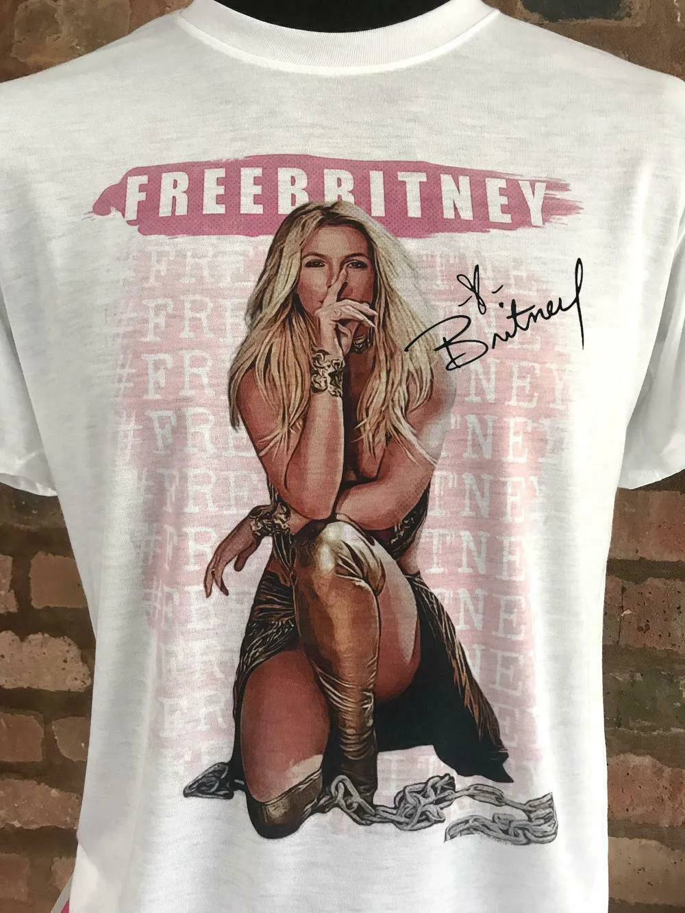 Rare Britney Spears Cotton Gift For Fan T-Shirt White All Size Unisex GC585