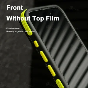 Casing Ponsel Magnetik Buram Dua Warna Matte Baru untuk iPhone 16 15 14 Plus 13 12 11 Pro Max Penutup Keras Bumper Tahan Guncangan Tembus Cahaya 10 casing bumper iphone 14 pro penjualan terbaik - №