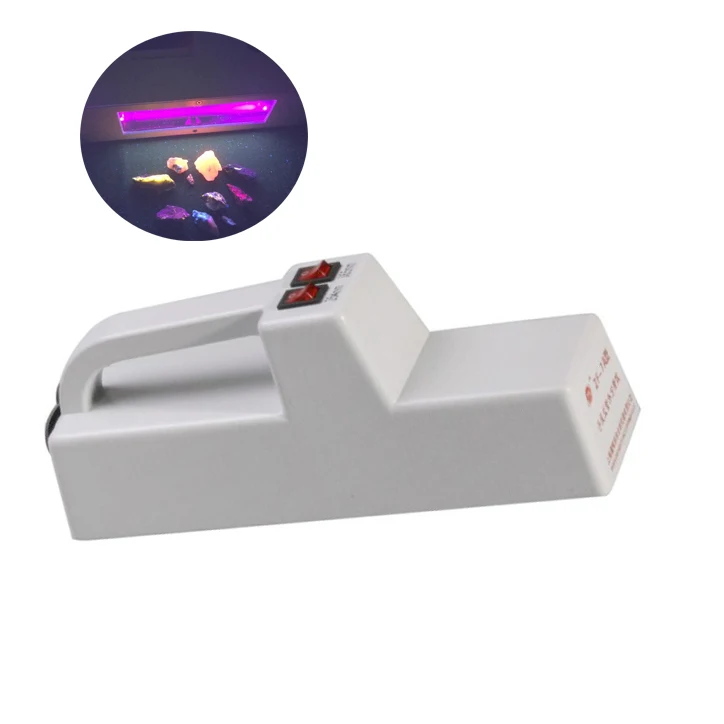 2 in 1 365nm long wave 254nm short wave mineral glow ultraviolet light ultraviolet examination black light