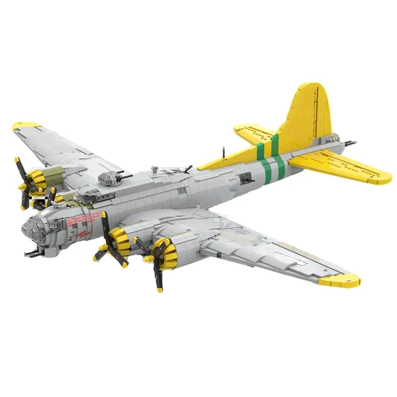 

НОВЫЙ 3484 шт. WW2 военный MOC B-17G летающая фортеця модель бомбардировщика DIY творческие идеи высокотехнологичный истребитель детская игрушка-головоломка подарок