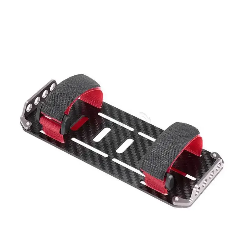 Random Pattern Carbon Fiber Battery Mounting Tray Plate for Axial SCX10 1/10 RC Crawler Car