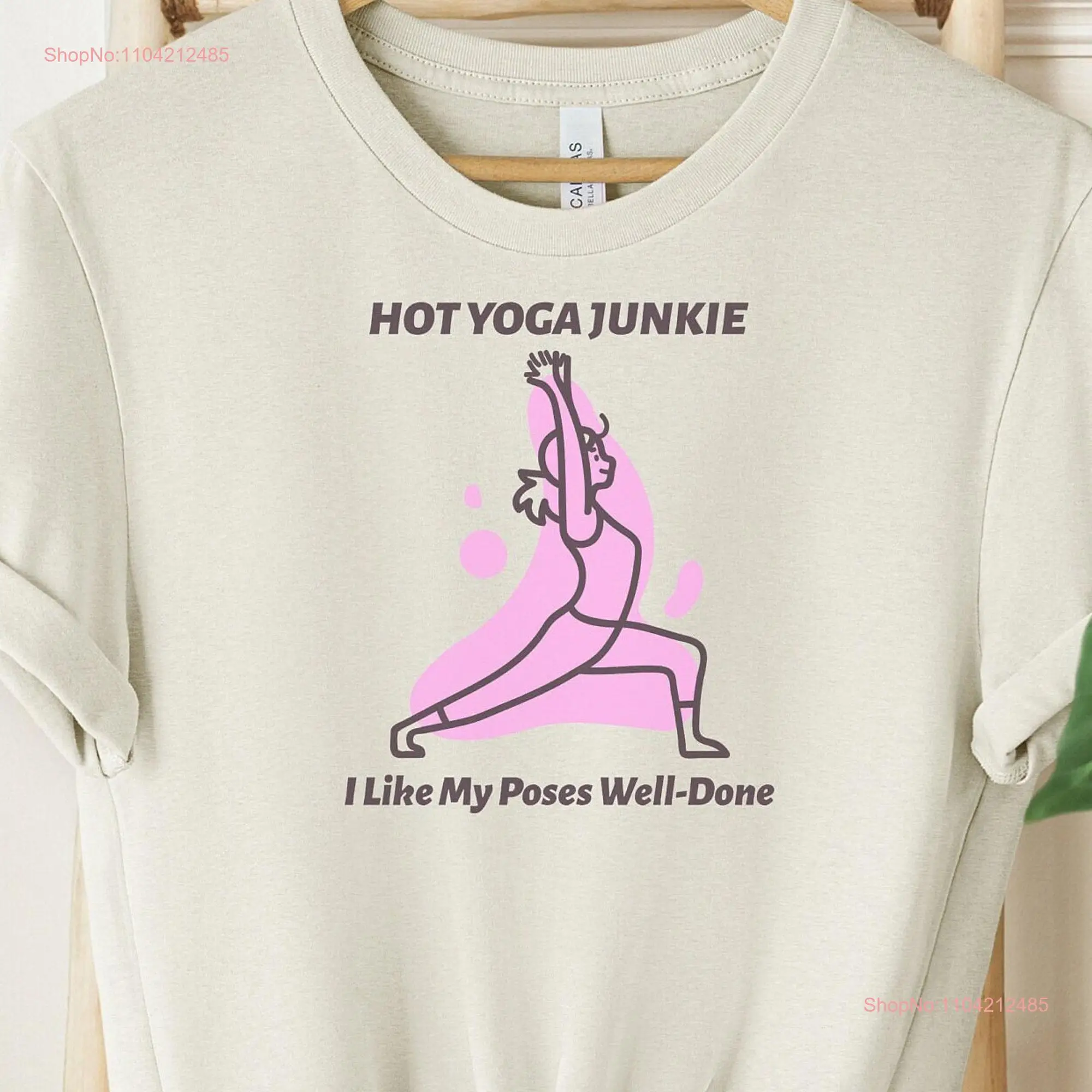 Hot Yoga Namaste T Shirt Funny Yogo Clothes Workout Fitness Life long or short sleeves