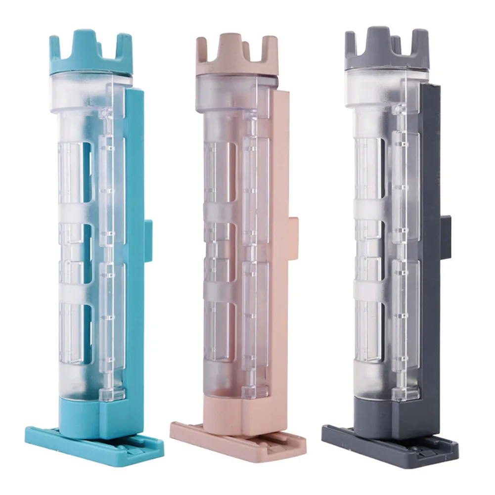 صندوق صيد بلاستيكي حامل قضيب صندوق صيد قابل للفصل حامل برميل قابل للتعديل تصميم محمول ملحقات خارجية #4