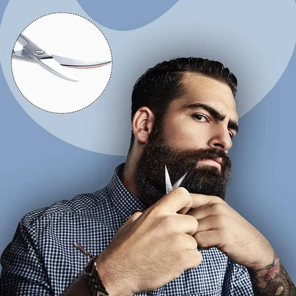 1/3/5 Uds. Tijeras profesionales para manicura de pelo de nariz, cuidado de belleza de acero inoxidable para pelo Facial, tijeras para corte de pelo de pestañas y cejas