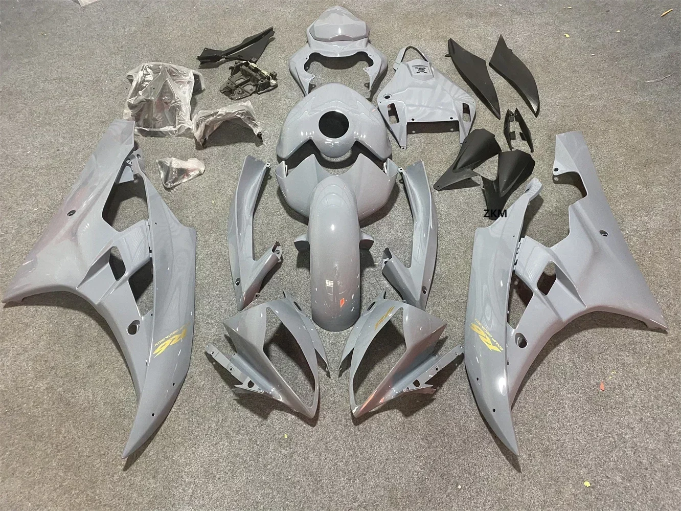 

New ABS Motorcycle Fairings Kit Fit For YAMAHA YZF- R6 2006 2007 06 07 Bodywork Set YZF R6 06 07 Custom grey