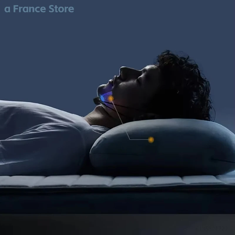 الكهربائية الذكية EMS نبض وقف الشخير المحمولة مريحة النوم جيدا الشخير وقف توقف التنفس أثناء النوم مكافحة الشخير جهاز النوم المعونة