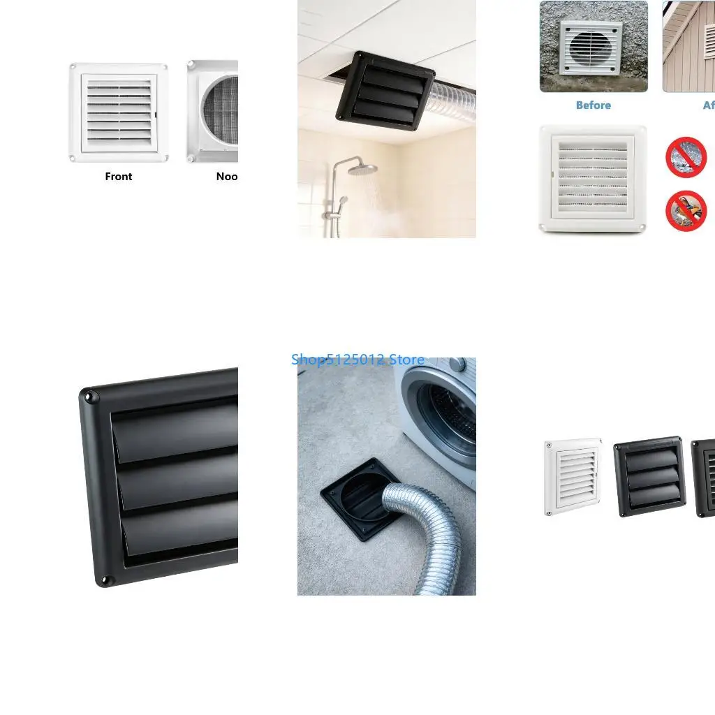 G8TC Plastic Dryer Vent Hood ABS Texture for Efficient Airflows and