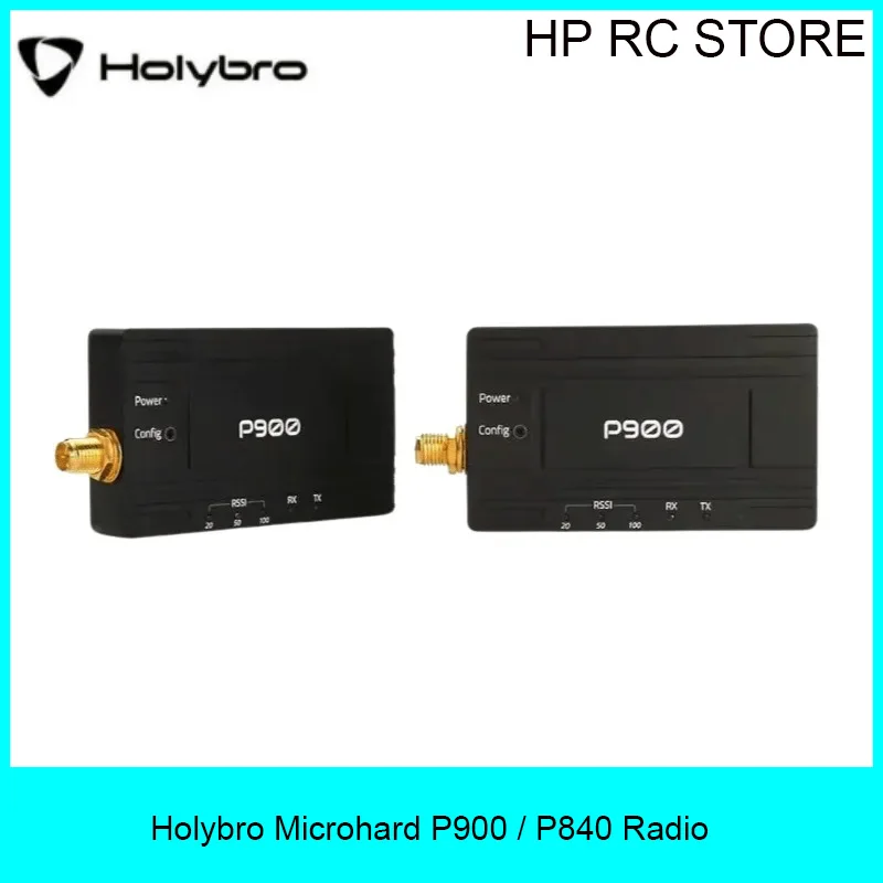 Holybro P900 Radio Telemetry Kit 900MHz 1W Long Range for Pixhawk APM, Microhard Based Module with Antenna for RC Drone