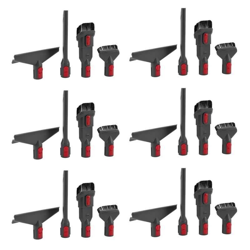 

24X Accessory Tool Kit Attachment Set For Dyson V7 V8 V10 Sv10 Sv11 Cordless Quick Release Spare Part Tool