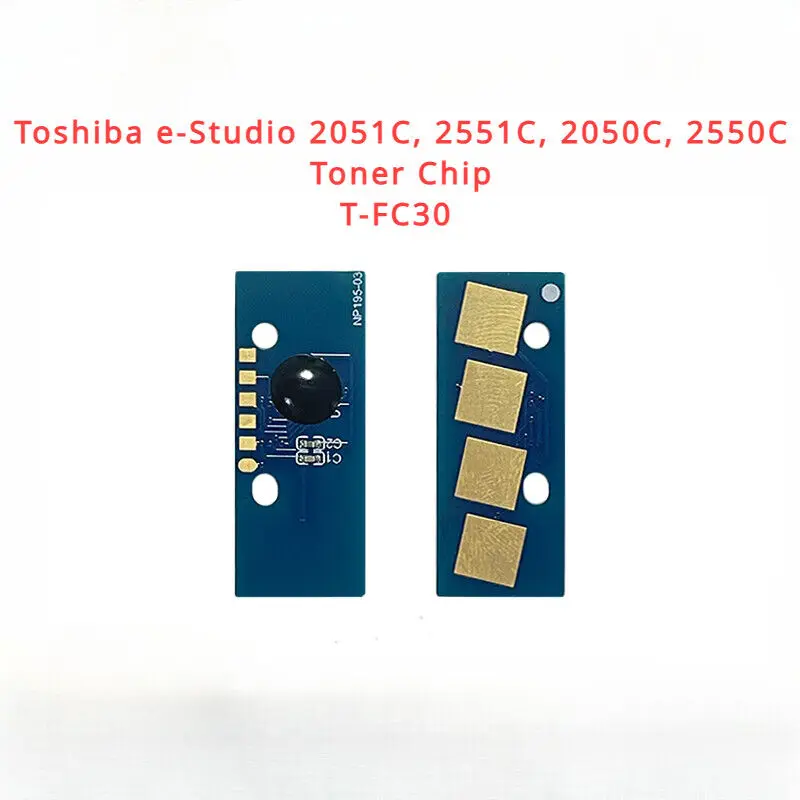 1 чип тонера T-FC30 TFC30 для Toshiba e-Studio 2051C, 2551C, 2050C, 2550C, заправка