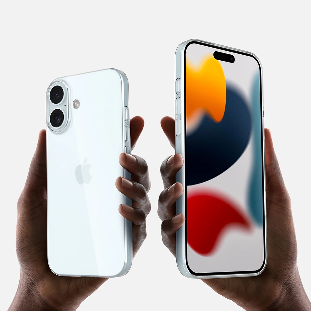 Ultradünne, transparente TPU-Hülle für iPhone 16 Pro Max Plus 16e, passend für schützende Silikon-Kristallklare, weiche Rückseite