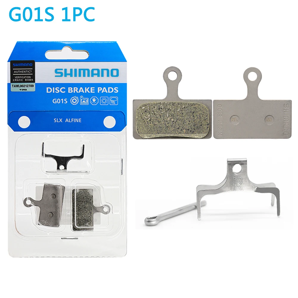 SHIMANO G01S G03S B01S B05S Disc Brake Pads Resin For 2-piston Brake Caliper Compatible BR-M485 M445 M446 M447 M395 M355 M575