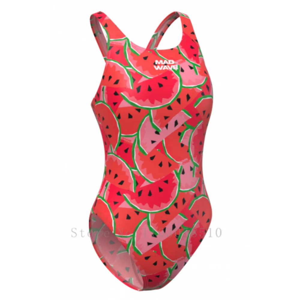 Summer Triathlon Training Swimsuit Women Criss Cross Back One-piece Casual Beach Bathing Suit Print Bikini Sexy Swimwear