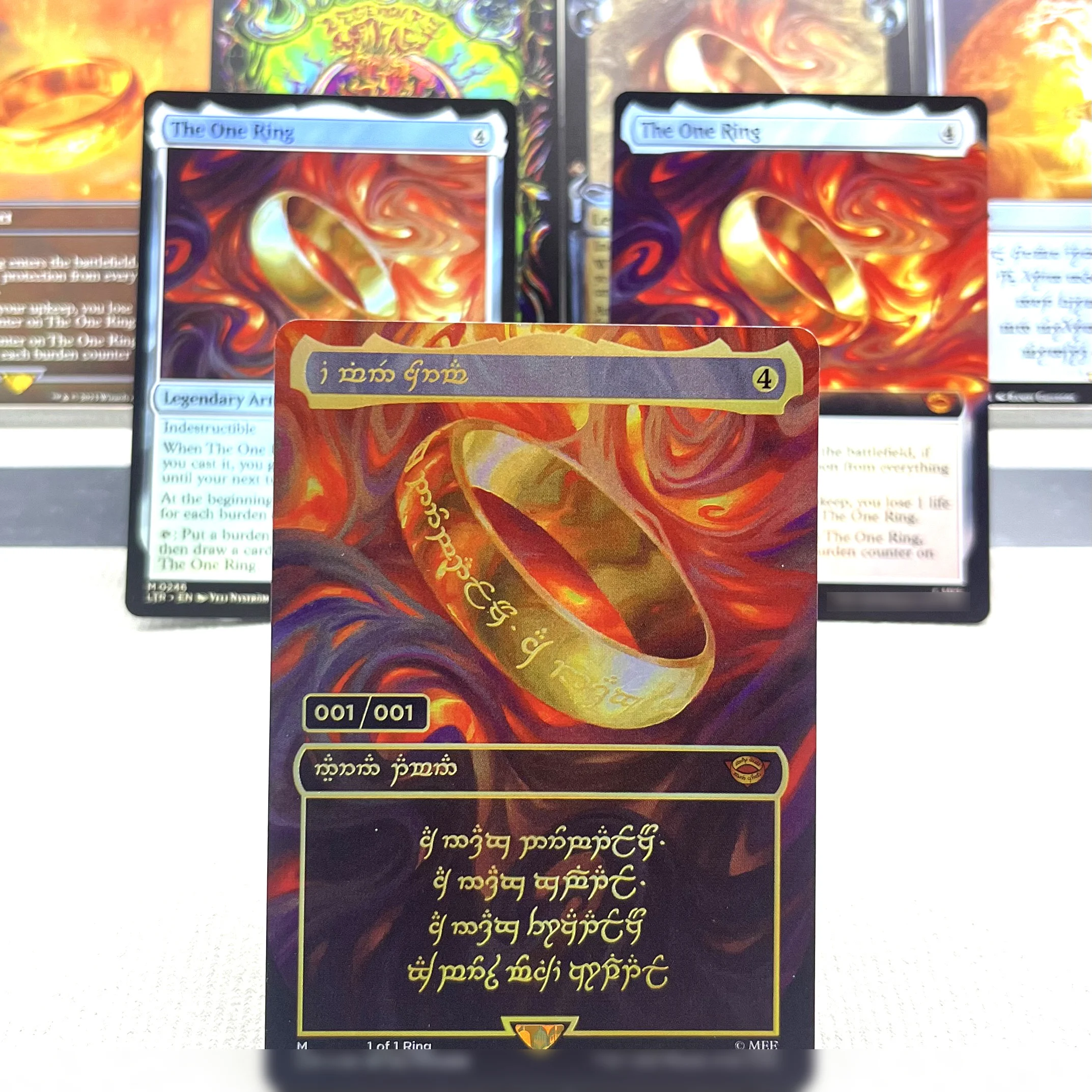 LTR LTC FOIL1-01 TCG Cards for Home Play Proxy The One Ring sol ring ancient tomb The Great Henge Orcish Bowmasters