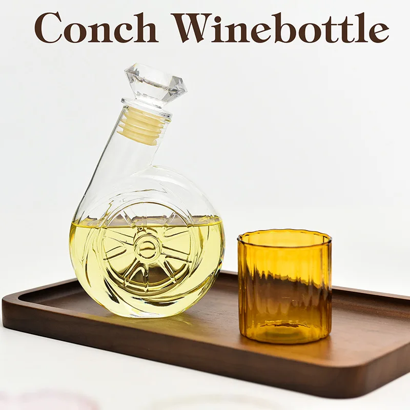 

Whiskey Awakener, Creative Turbine Fan, Wine Pot, Wine Cabinet, Bar Decoration, Glass Pot,Home Kitchen,Wine Divided Into Glasses