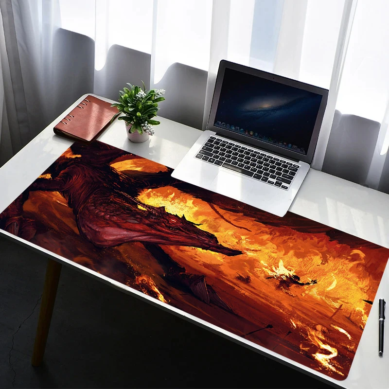

Mouse Pad PC Non Slip Rubber Cartoon HD Dragon Mousepad Laptop Gamer Cabinet Keyboard Pad Office Computer Gaming Desk Mouse Mat