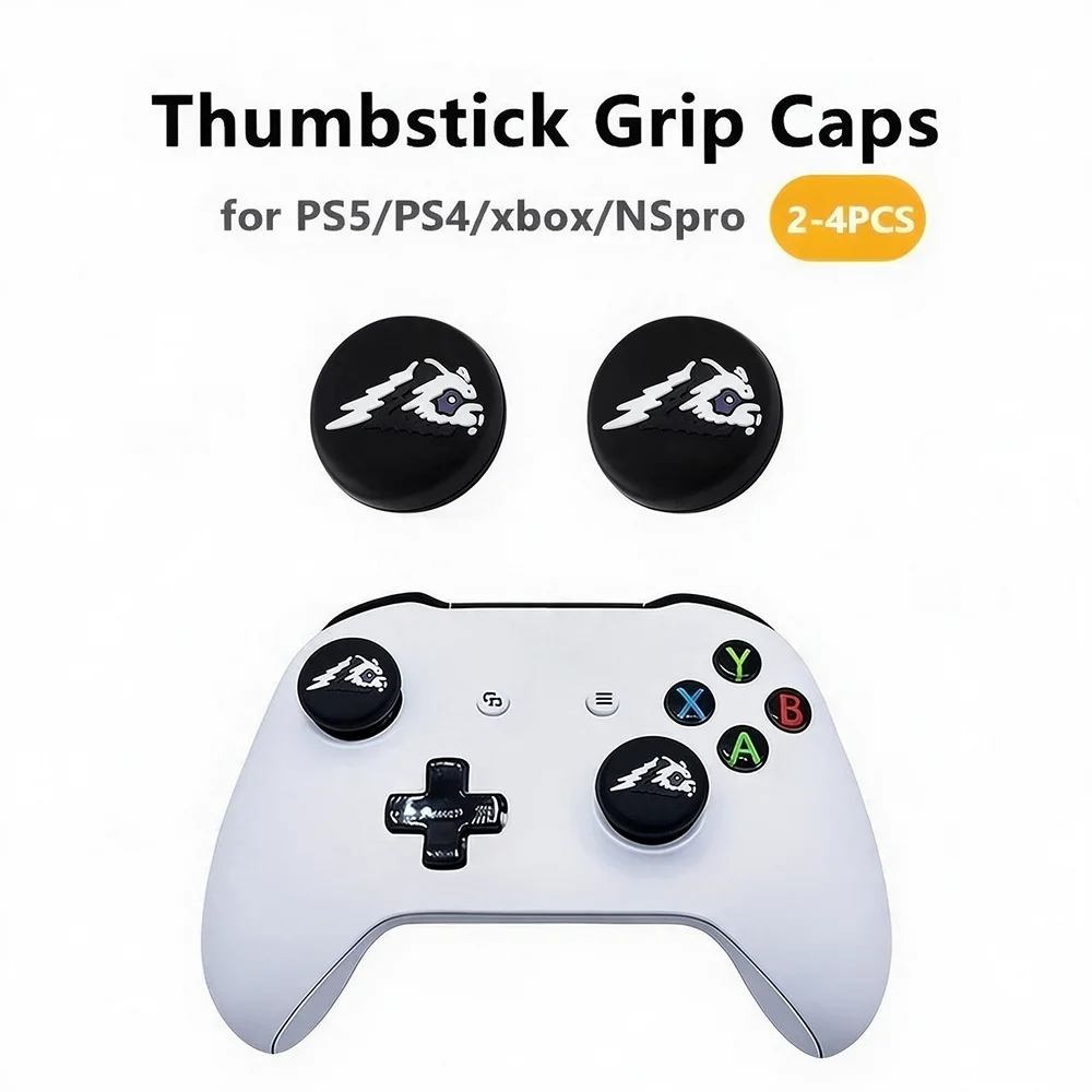 NEW Moonlight Panda Thumb Grip Cap Cover for PS4 PS5 Xbox Series XS Switch 2 Pro Game Joystick Controller Accessories Thumbstick