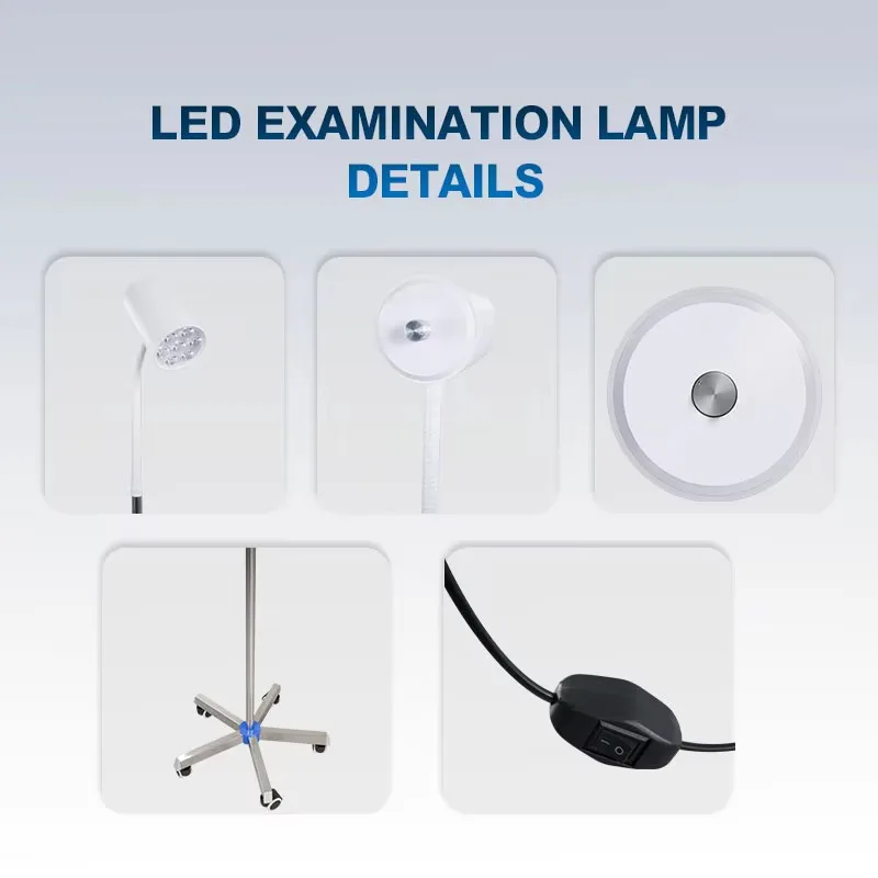ISO CE Certified LED Multifunctional Adjustable Gynecology Obstetrics Clinic Hospital Supplier Medical Examination Light