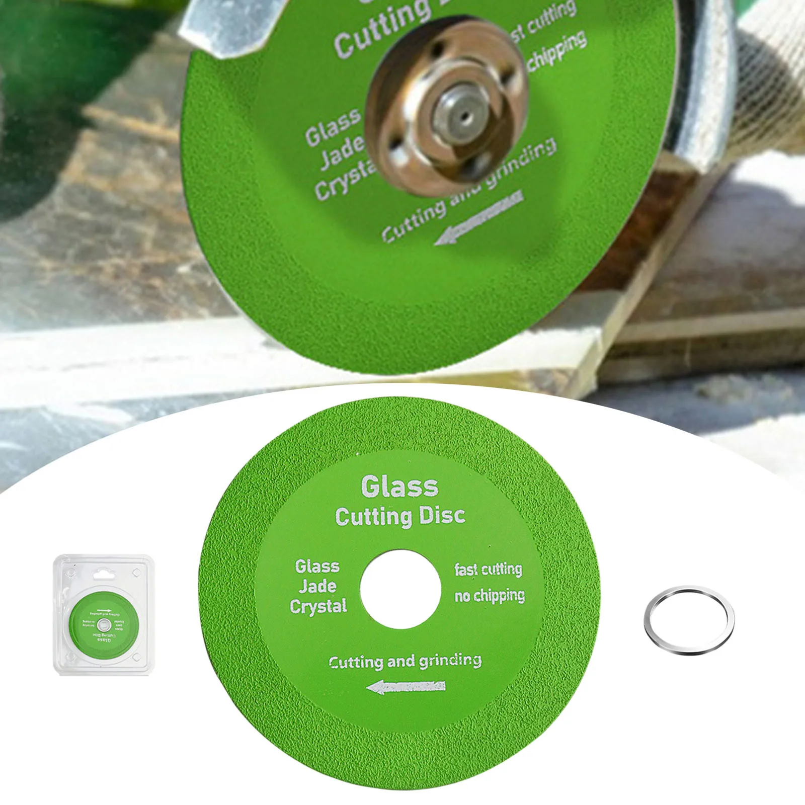 

1-20PCS 100mm Glass Cutting Disc Diamond Marble Saw Blade Ceramic Tile Jade Polishing Cutting Tool Sharp Brazing Bottle Grinding