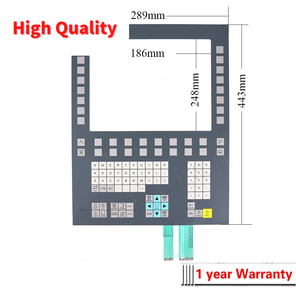 Membrane Keypad Keyboard Button for 6FC5203-0AF06-1AA0 6FC5 203-0AF06-1AA0 OP012T Membrane Keypad Keyboard Switch