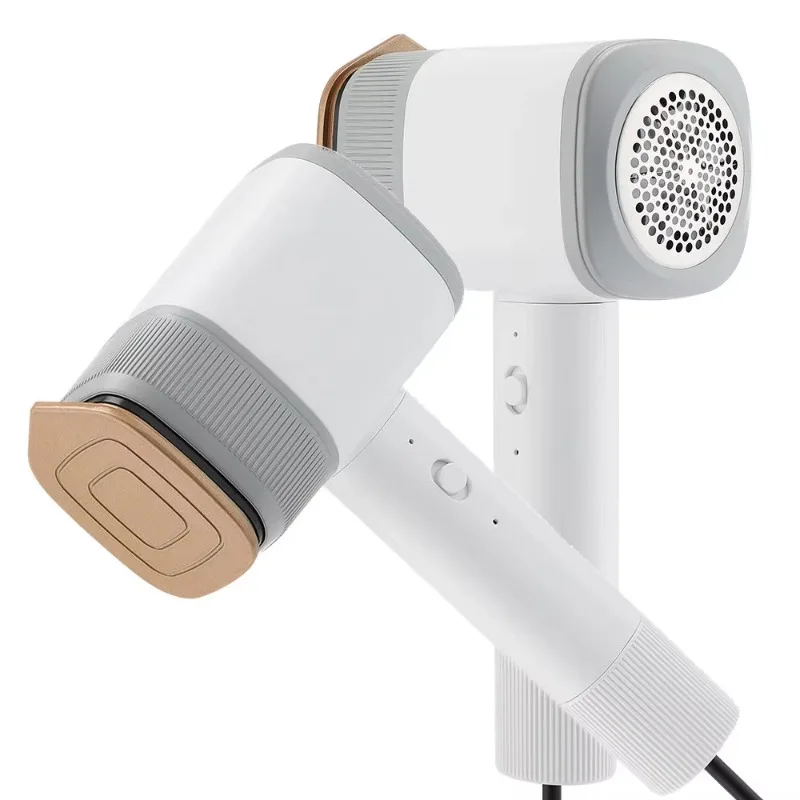 Dry and Wet Iron Multi Function 2 in 1 Portable Mini Travel Iron Fabric Shaver Electric Lint Remover