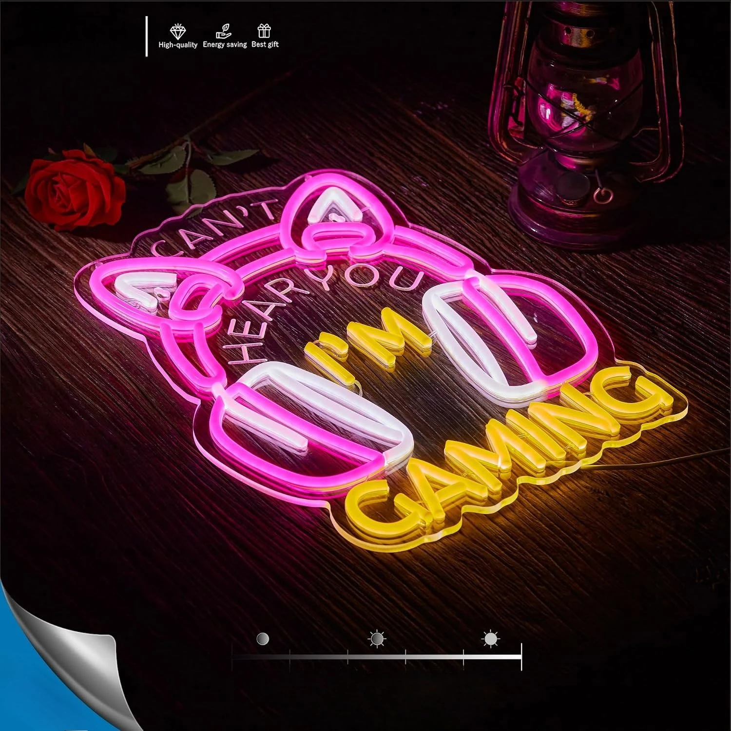 Can't Hear You I'm Gaming Neon - Esports Gaming Cafe ulasan dan harga