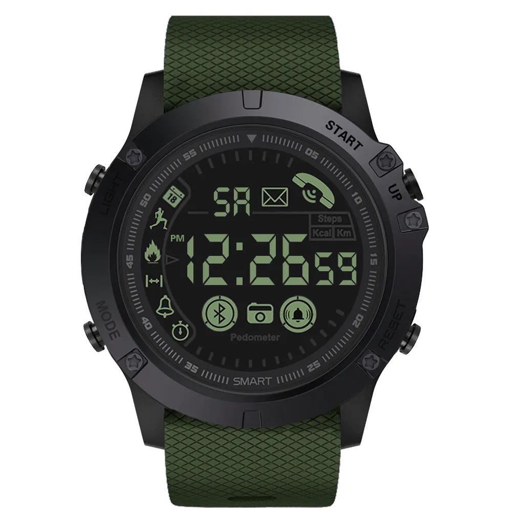 Watch with Second Hand Rugged Smartwatch 33-month Standby Time 24h All-Weather Senior Watch