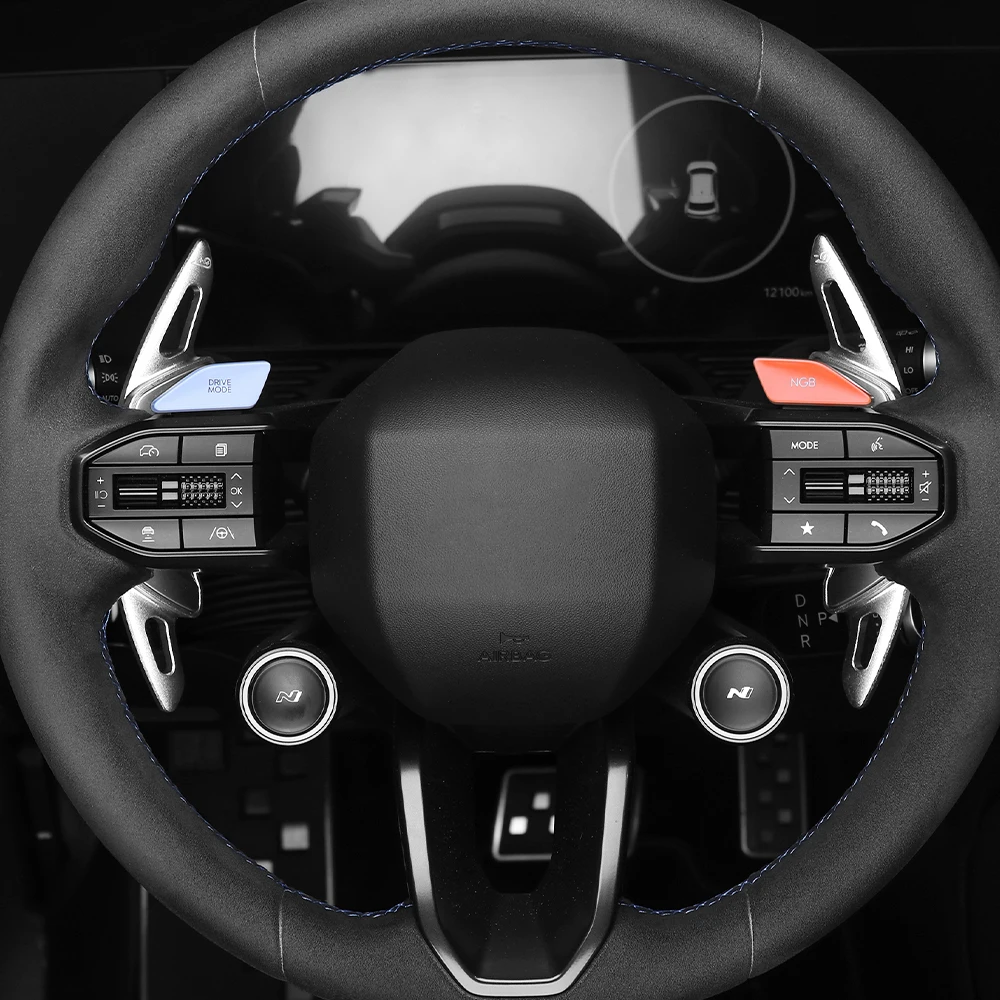 2pcs Car Steering Wheel Paddle Shifter Gear Shift Extension For Hyundai Ioniq 5 N LHD RHD