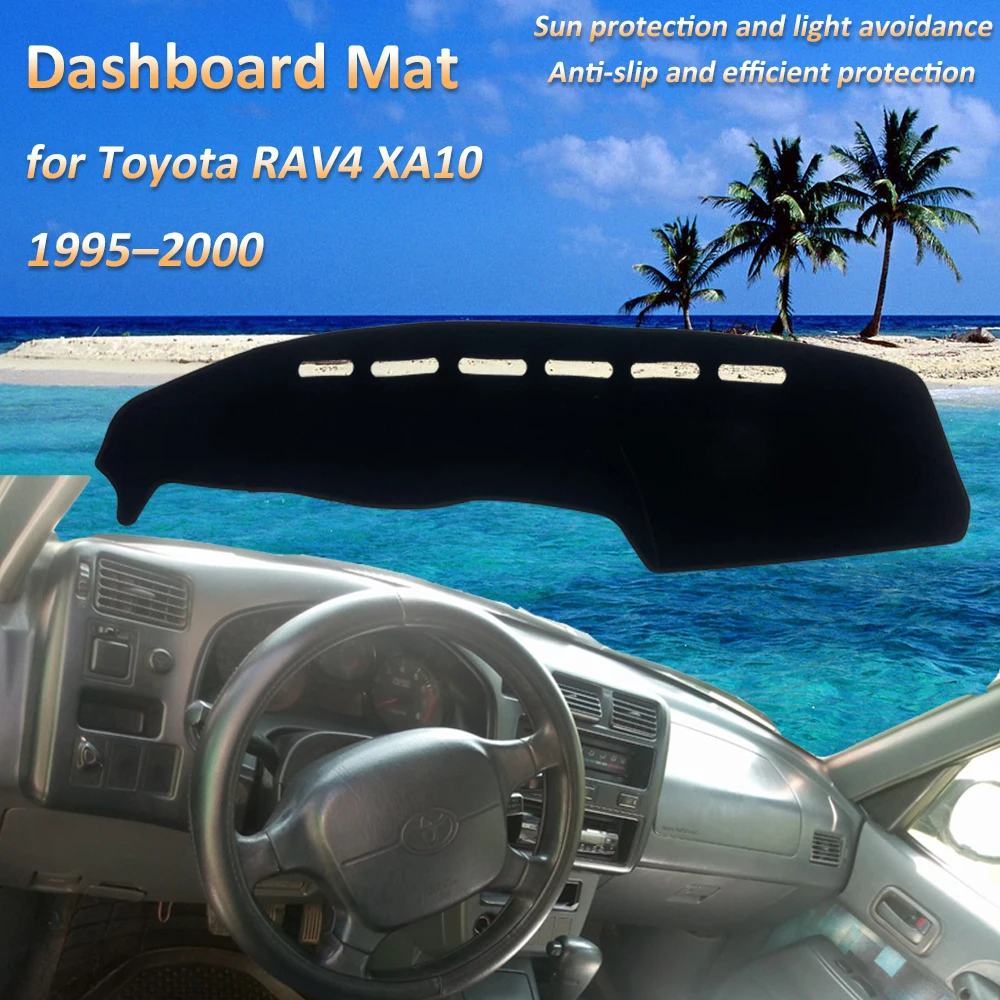 For Toyota RAV4 XA10 MK1 1995 1996 1997 1998 1999 2000 Dashboard Mat Cover Dash Protective Avoid Light Carpet Auto Tools Parts