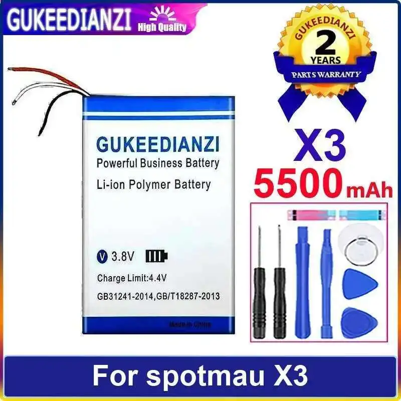 

Data Recovery Tool Battery For Spotmau X3 Long Lasting 5500Mah Reliable Replacement