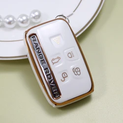 TPU Car Remote Key Case Cover Shell For Land Rover Range Rover Discovery Evoque Sport Velar For Jaguar XE E-Pace Accessories