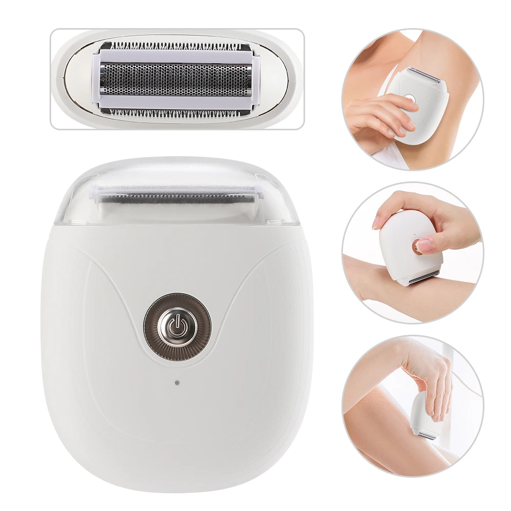 Electric Shaver For Women Hair Removal Machine Three-in-one Blade Full Body Hair Removal Detachable Blade Portable Carry Out USB