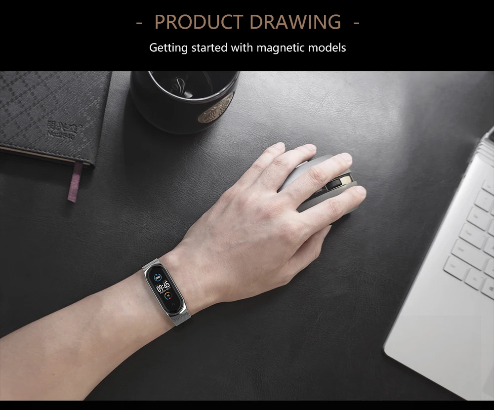 Tali Jam Tangan Baja Tahan Karat Mewah untuk Xiaomi Mi Band 6 5 4 Gelang Pintar Olahraga Dapat Dipakai Gelang Pengganti untuk Mi Band 3 4