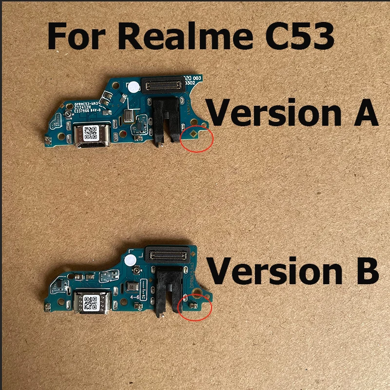 For Realme C67 C65 C63 C61 C55 C53 C51 C33 C31 4G 5G USB Charging Board Dock Port Connector Flex Cable Repair Parts Replacement
