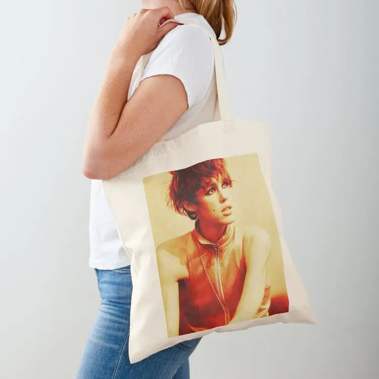 

Edie Sedgwick Andy Warhol Photography Fashion Icon sixties Tote Bag sac pour femme Shopper handbag shopping cart bags