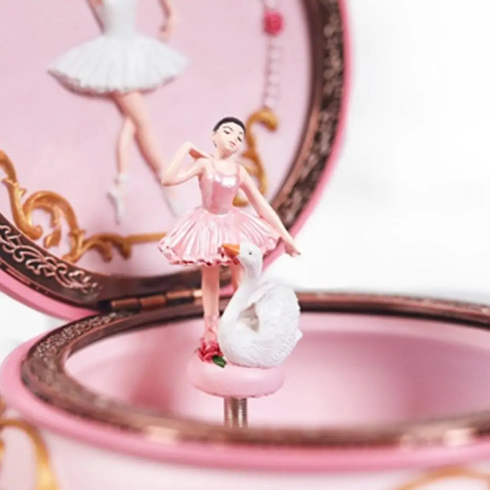 Colorful Luminous Spin Dance Ballet Girl Music Box Music Box Display Creative Birthday Gift