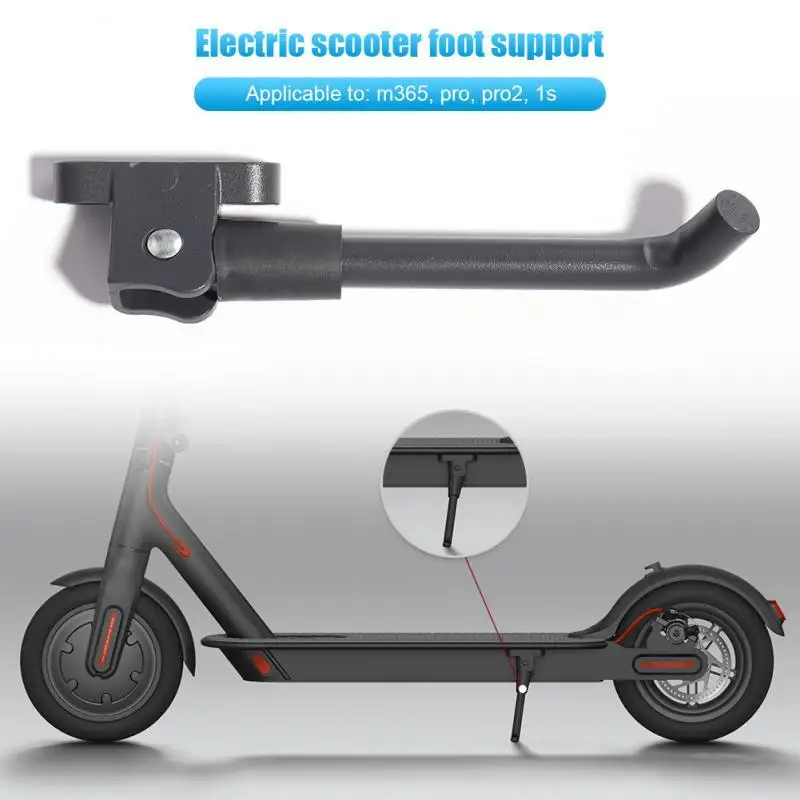 Extend 165Mm Parking Kickstand for Xiaomi M365 1S Pro Pro 2 M187 Electric Scooter Stand Foot Support Part for 10 Inch Tire Wheel