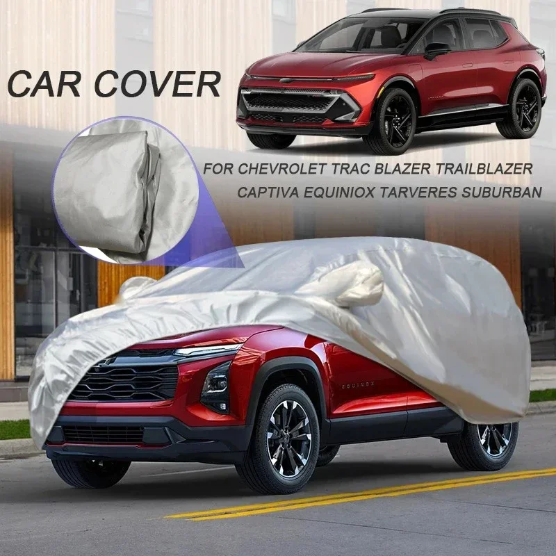 

Car Cover For Chevrolet BLAZER,CAPTIVA,EQUINOX,GROOVE,SPARK,SPIN,SUBURBAN,TAHOE,TRACKER,TRAILBLAZER,dustproof, uv resistant,