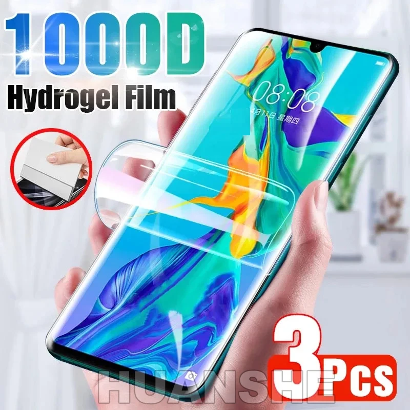 

3PCS Hydrogel Film Screen Protector for Huawei P60/P50/P30/P40/P10, Pura 50/30/40/70/80 Pro Max/RS/Ultimate Soft Protection